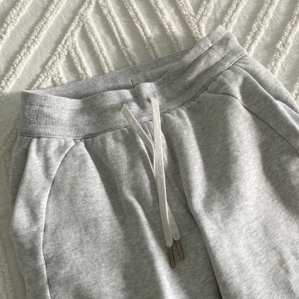 lululemon athletica Light Gray Track Joggers